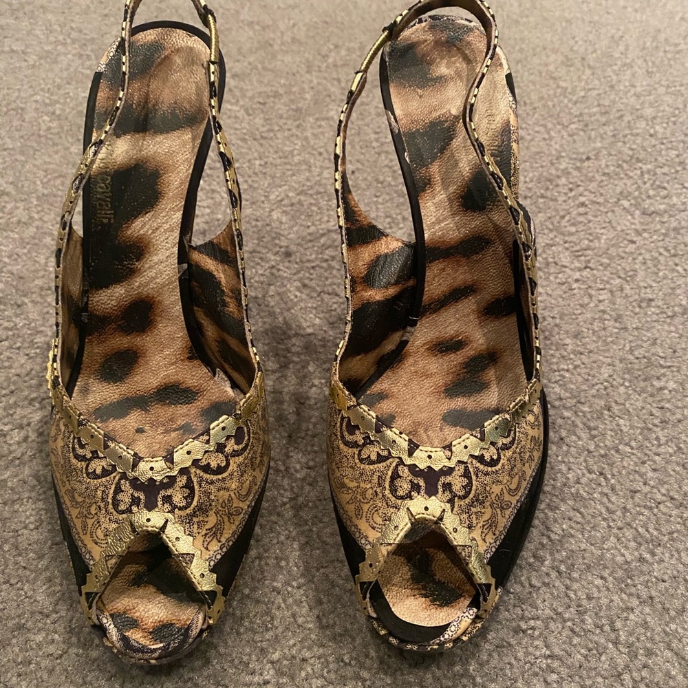Roberto Cavalli Paulin 90 Spunt/Scar Seta Roseto Nero